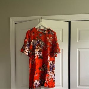 H&m flutter sleeve dress